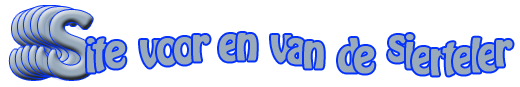 Homepagina voor en van de siertelers.