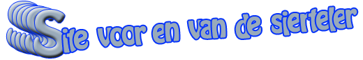 Homepagina voor en van de siertelers.